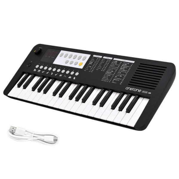 他サイト： ONETONE ワントーン 電子キーボード ミニ37鍵盤 LEDディスプレイ搭載 USB-MIDI対応 日本語表記 OTK-37M/BK (の商品画像