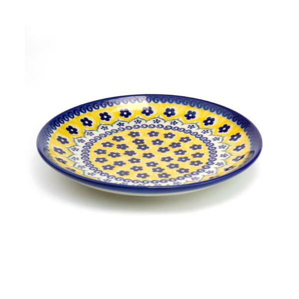 平皿φ19cm[V132-U199]【ポーリッシュポタリー[ポーランド食器・陶器] ケルセン】 洋食器 プレート 花柄 おしゃれ かわいい 電子レンジ対応 食洗機対応