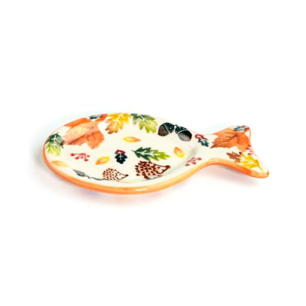 小魚トレイ(V441-U634)【ポーリッシュポタリー[ポーランド食器・陶器]ケルセン】電子レンジ対応 プレゼント ギフト 贈り物 小皿