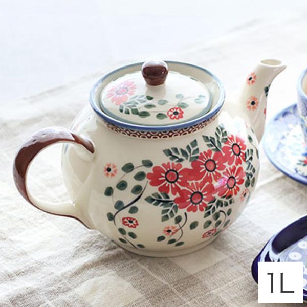 ティーポット・大[W504-142]【ポーリッシュポタリー[ポーランド食器  