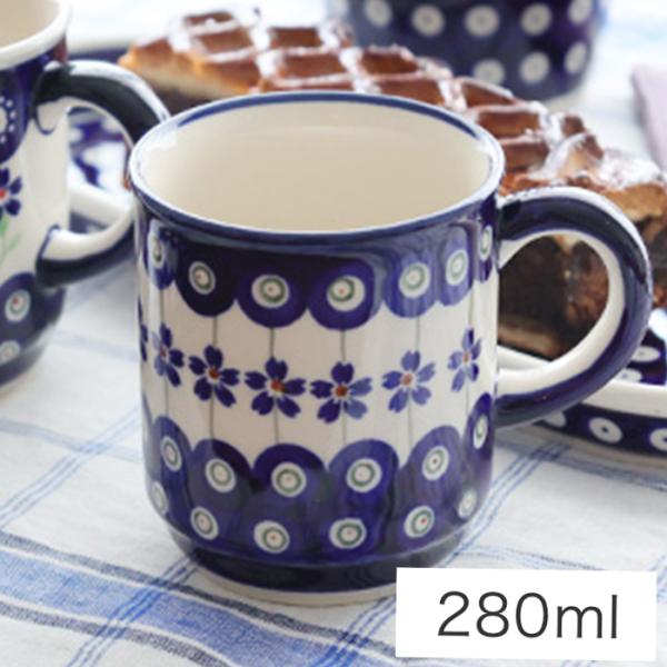 ♥️新品　ポーリッシュポタリー ポーリッシュマグ・大 ポーリッシュポタリー(ポーランド食器)