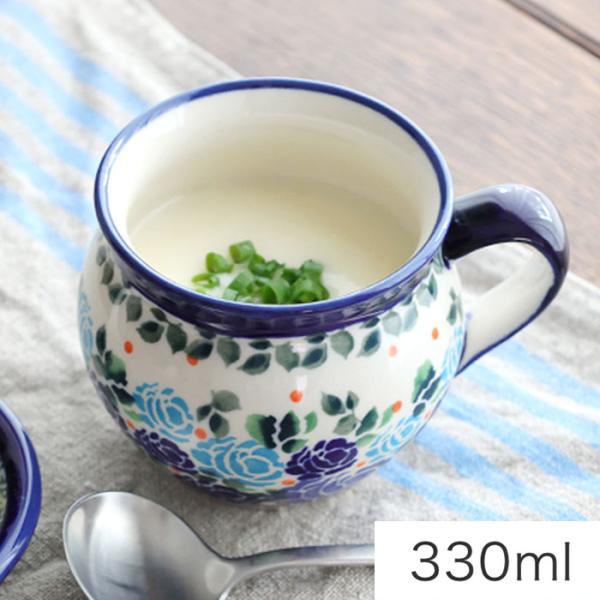 ポーリッシュマグ・大[Z911-DU177]【ポーリッシュポタリー[ポーランド