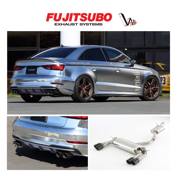 3SDM.0.0519インチ アウディ、ゴルフ、ベンツ他　4本美品 FUJITSUBO 送り先限定 フジツボ VVV マフラー アウディ S3