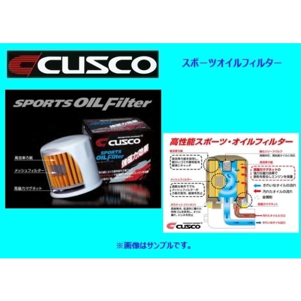 クスコ スポーツオイルフィルター エアトレック CU2W/CU4W/CU5W 00B 001 E