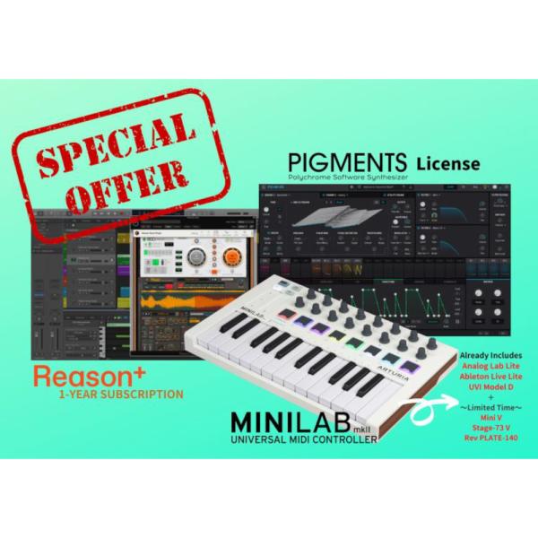 Arturia MINILAB MK2 SP �y���ʌ��� PIGMENTS & Reason+ �o���h���z ���i�摜1