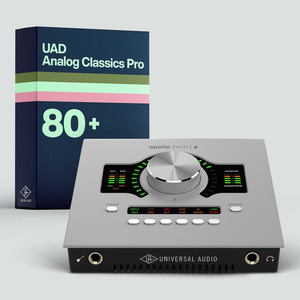 Universal Audio Apollo Twin X DUO | Gen 2 with UAD Analog Classics Pro