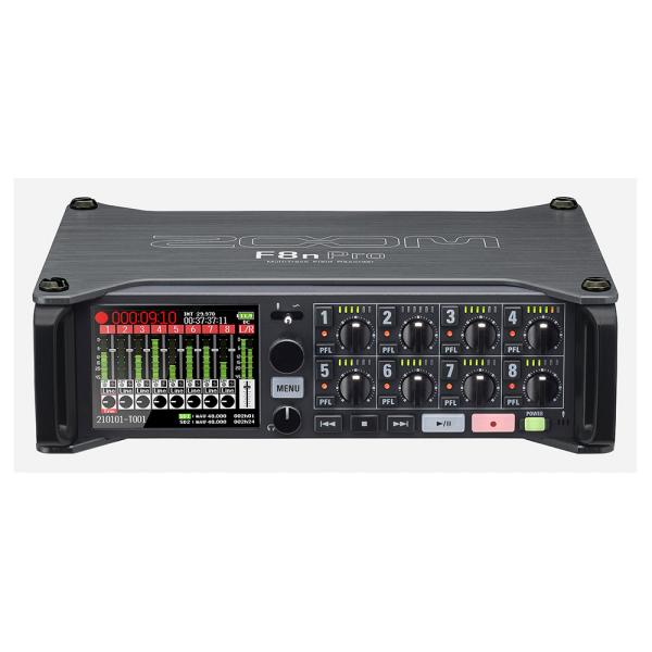 ZOOM F8n マルチトラックフィールドレコーダー ZOOM F8n Pro MultiTrack Field Recorder : ミュージックランド