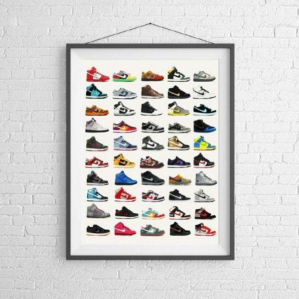 Nike Dunks】スニーカーポスター：ダンク シリーズ / 11x14サイズ 