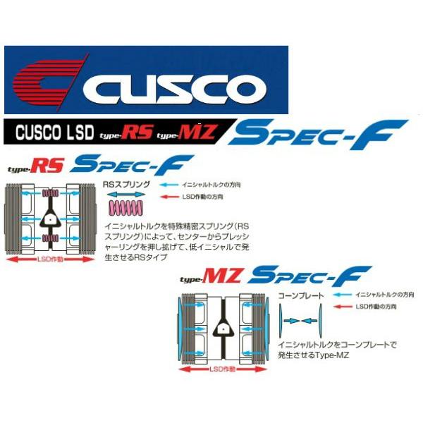 クスコ タイプmz スペックf デフ Lsd Cサイズ仕様 1way スペックf フロント フロント フィット Rs Gk5 H25 9 Lsd 387 At