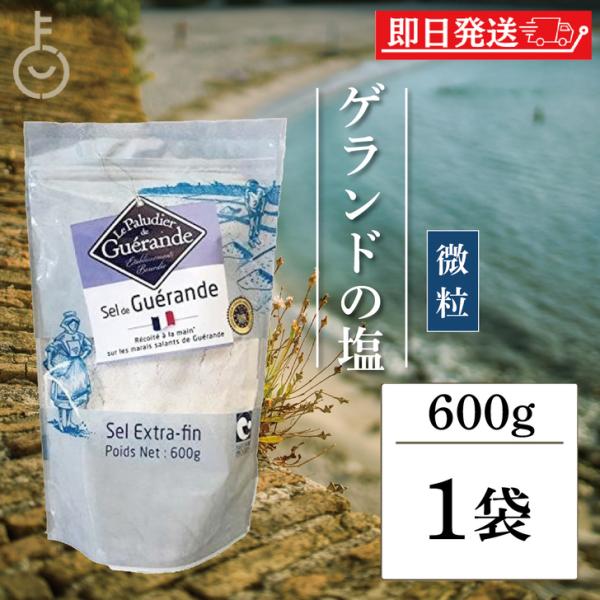 他サイト： ゲランドの塩 微粒 600g エクストラファン 調味料 食塩 セルマランドゲランド 製菓 製パン 業務用 まとめ買い ランキング ポイント消化の商品画像