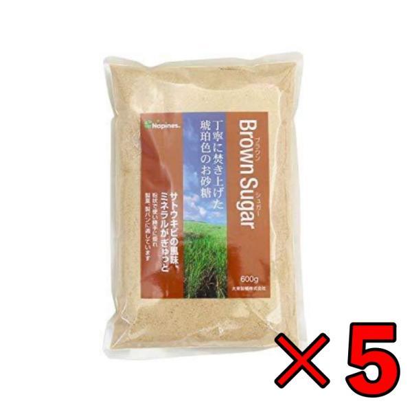 大東製糖 ブラウンシュガー 600g 5個 大東 brown sugar  brownsugar  ブラウン 砂糖 まとめ買い ランキング ポイント消化 爆買 父の日 お中元
