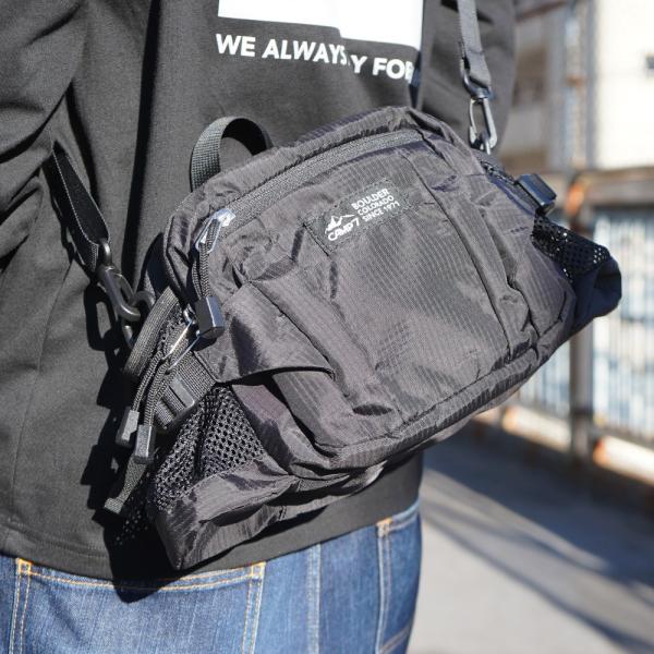   ウエストバック CAMP7（キャンプセブン） バッグ HIKE WAIST BAG ハイクウエストバック
