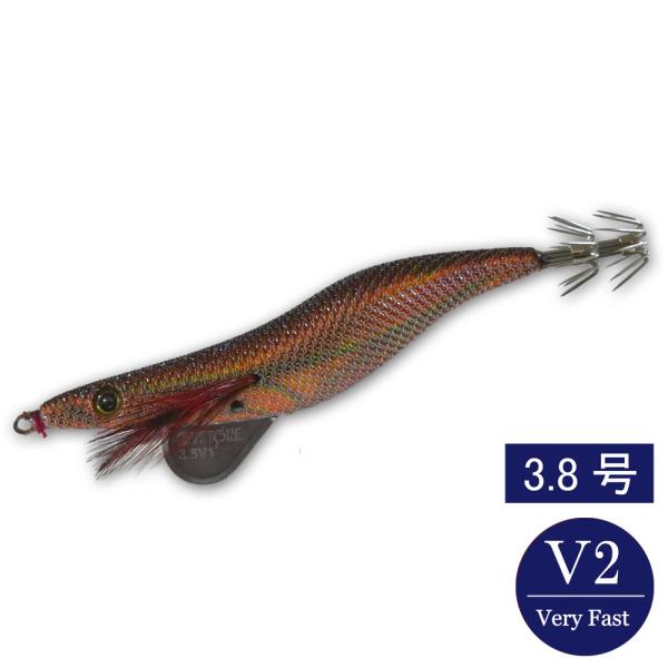 キーストン　エギシャープ　3.8号　26本 KEYSTONE（キーストン） エギシャープ 3.8号V2 デイロックブラウン