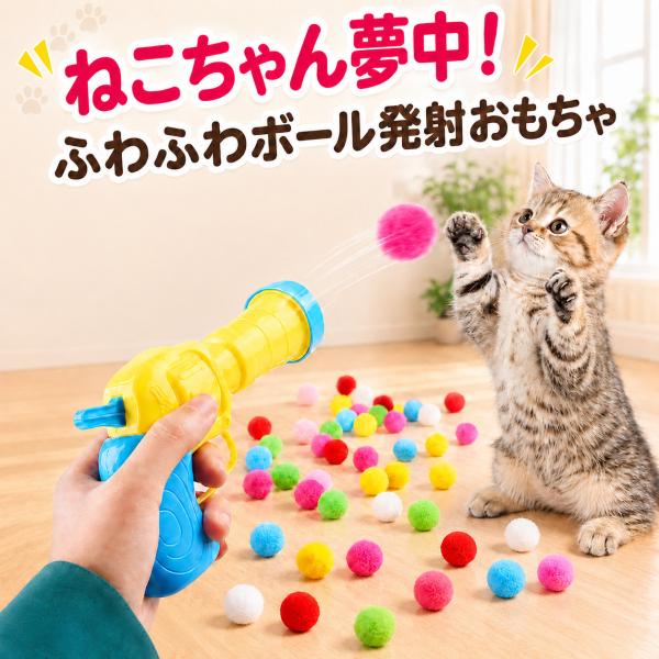 ふわふわポンポンシューティングガン