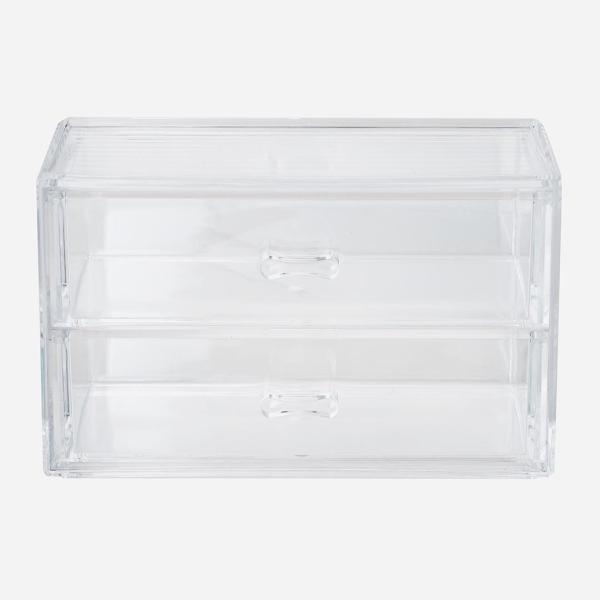 収納ケース クリアケース 小物 引き出し 収納 透明 Tranpi クリア引き出し2段 Keyuca ケユカ Buyee Buyee 日本の通販商品 オークションの代理入札 代理購入