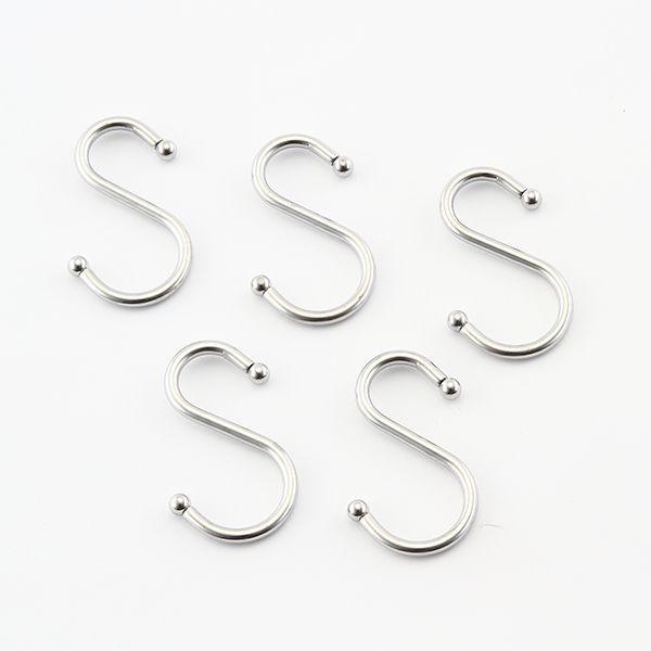 多目的に使えるSフック直径13mm以下のパイプに引っ掛けることができます。B-PROPシリーズの中間バーに引っ掛けることができます。サイズ：1個あたり3.5cm×0.6cm×6cm材質：18-8ステンレス生産国：台湾検索タグ：ポイント利用 ...