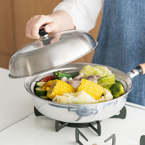 【未使用保管品】EKCO クックウェアセット USA製 鍋 フライパン 蒸し器 keyuca_3501465