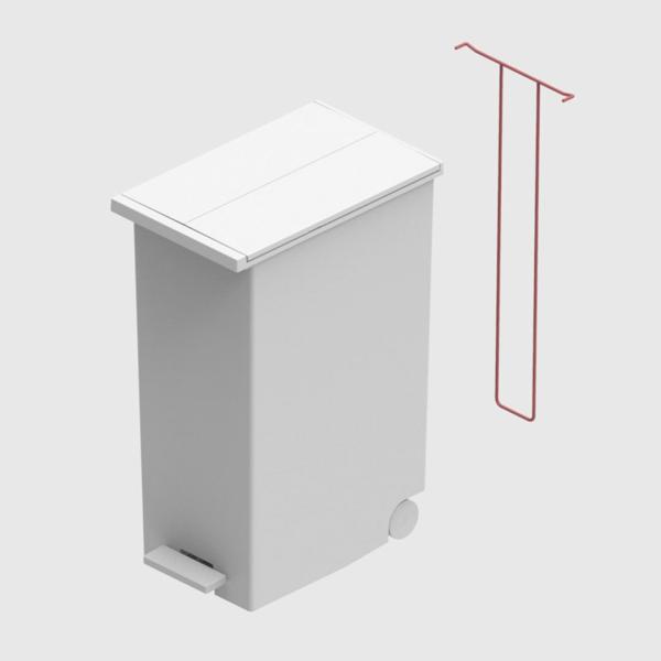 KEYUCA（ケユカ） ゴミ箱 メンテナンス 部品 パーツ ｜ KEYUCA両開き