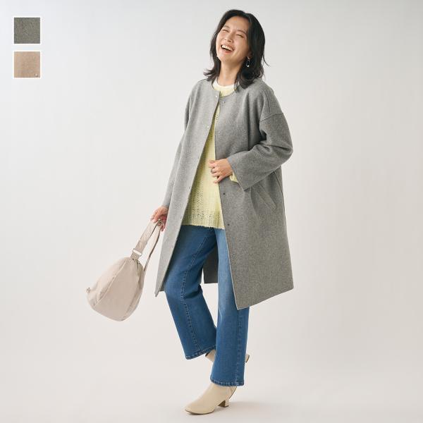 新品定価11万円タグ付き ドイツデザイナー ふんわりゆったりガウンニットアウター keyuca_s7907179