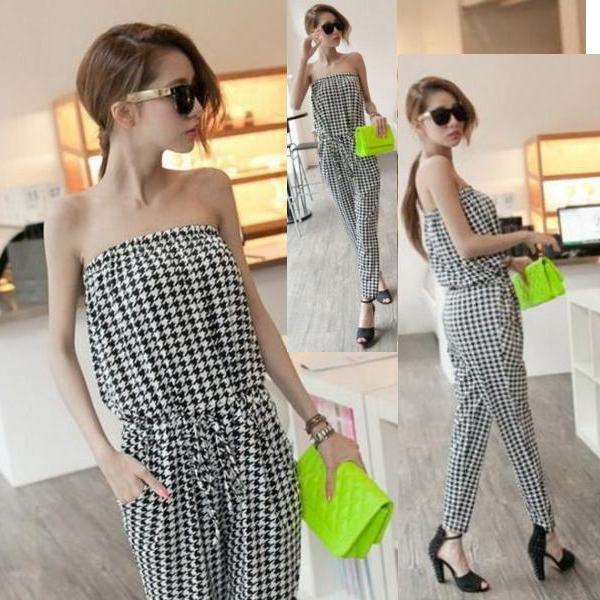 サロペット 千鳥柄 ベアトップオールインワン オーバーオール レディース Buyee 日本代购平台 产品购物网站大全 Buyee一站式代购 Bot Online