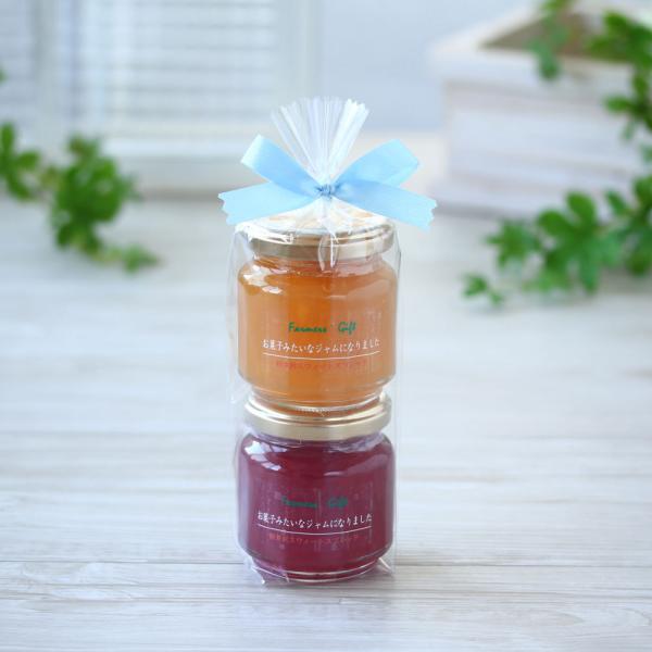 ちっちゃくてかわいいコラボジャム２個をラッピングしたギフトです。お土産やプチプレゼント、バレンタインデーやホワイトデー、誕生日プレゼントとしてもおすすめです。・ブルーベリー、グレープ＆プルーン・ストロベリー、レッドカラント＆アップル・マンゴ...