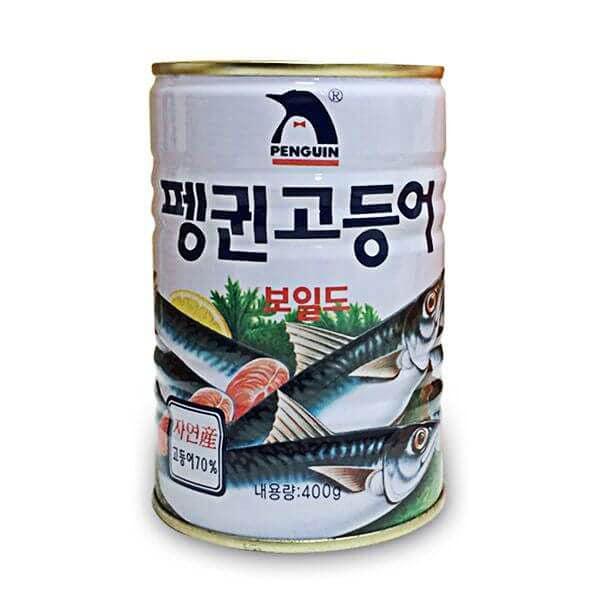 【ペンギン】サバ缶詰 400g 韓国おかず おかず缶詰