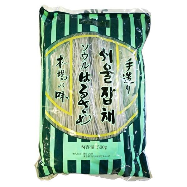 商品名 【ソウル】春雨（500g）原材料名 さつまいも澱粉内容量 500g原産国名 中国保存方法 直射日光及び高温の場所を避け、すずしい場所に保管してください。調理方法 1. お湯が100℃以上に沸騰したら麺を入れ4〜5分間煮てください2....