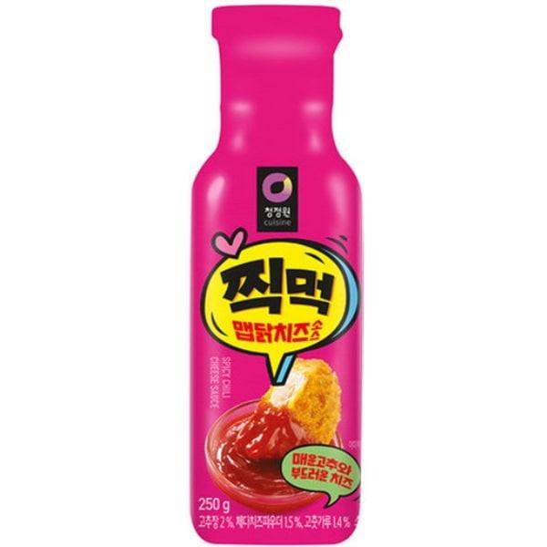 名称 【清浄園】辛チーズディップソース内容量 250g原材料名 コーンシロップ、果糖ぶどう糖液糖、砂糖、ホイップクリーム、トマトペースト、醸造酢、食塩、コチュジャン、にんにく、チェダーチーズ粉、赤唐辛子粉、玉ねぎ粉末、しょうが粉末、シナモン...