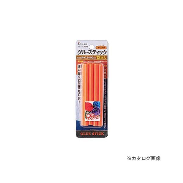 他サイト： イチネンMTM(ミツトモ) グルースティック(オレンジ) 12本組 20349の商品画像