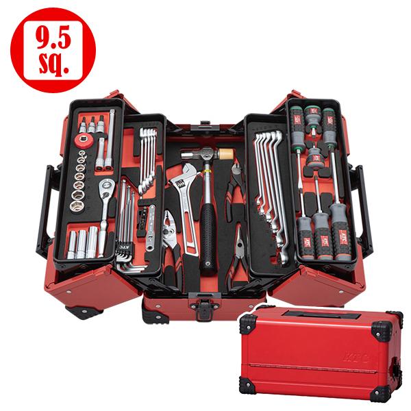 とみ：工具セット KTC SK3562WZR 工具セット (両開きメタルケースタイプ) [56点