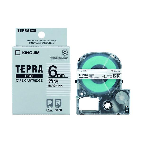 KING JIM �y�����z�u�e�v���vPRO�e�[�v 6mm �������x��/������ ����8m ST6K