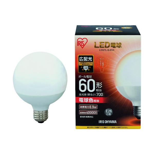 IRIS LED�d�� �{�[���d���^�C�v 60�`���� �d���F 700lm LDG7L-G-6V4