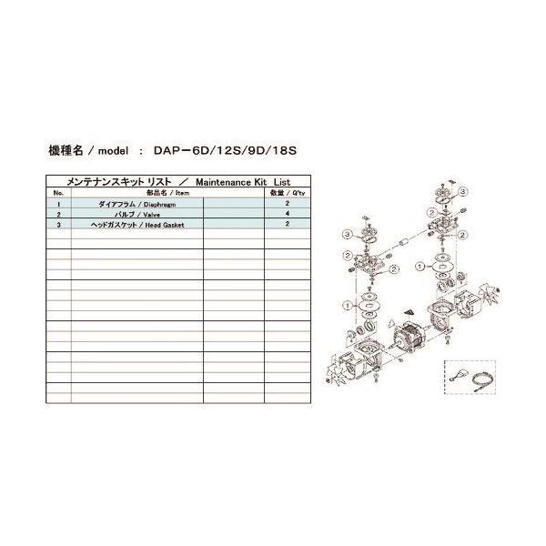 ULVAC DAP-6D/12SpeiXLbg DAP-6D/12S MAINTENANCEKIT