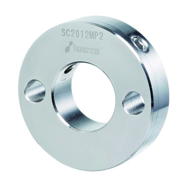 【メーカー】●（株）岩田製作所【仕様】●内径(mm)：25●外径(mm)：50●総幅(mm)：15●締付ねじ：M8×8●２穴付き●六角穴付止めネジ(くぼみ先SUSXM7)2本付き【材質・仕上げ】●炭素鋼（S45C）【質量】●157.000G