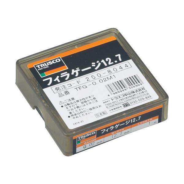 TRUSCO �t�B���[�Q�[�W 0.02mm�� 12.7mmX1m �X�e�����X�� TFG-0.02M1