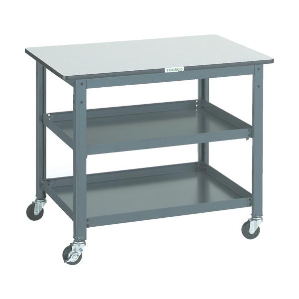 (�����i)TRUSCO WHT�^��Ƒ�⏕�e�[�u�����S�� 900X600XH740 WHT-6090