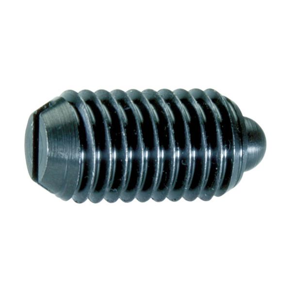 【メーカー】●トラスコ中山（株）【仕様】●荷重(N)：19〜42●ねじ寸法：M10×1.50●ストローク(mm)：2.5●全長(mm)：19●センターピン径(mm)：4.5●耐熱温度(℃)：250【材質・仕上げ】●本体:スチール●センターピ...