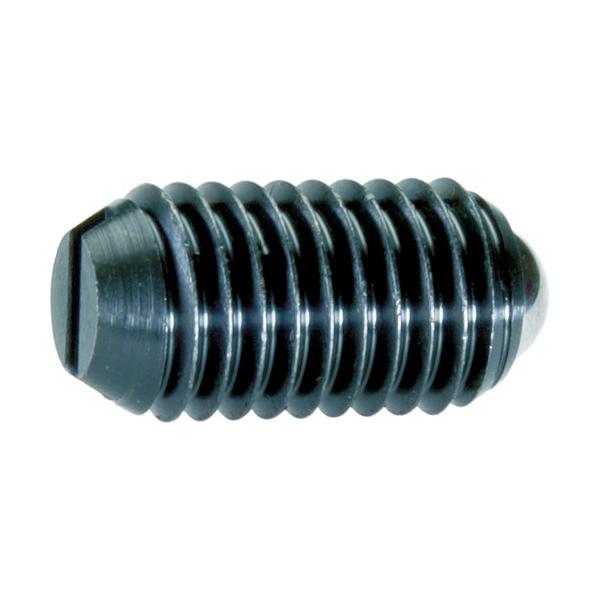 【メーカー】●トラスコ中山（株）【仕様】●荷重(N)：18.0〜31.0●ねじ寸法：M8×1.25●ストローク(mm)：1.5●全長(mm)：16●ポール径(mm)：4.5●耐熱温度(℃)：250【材質・仕上げ】●本体:スチール●ボール:ス...