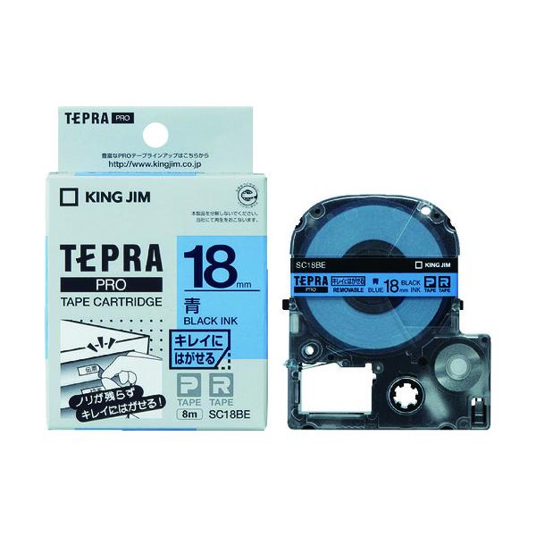 KING JIM �y�����z�u�e�v���vPRO�e�[�v 18mm �L���C�ɂ͂����郉�x��/���x��/������ ����8m SC18BE