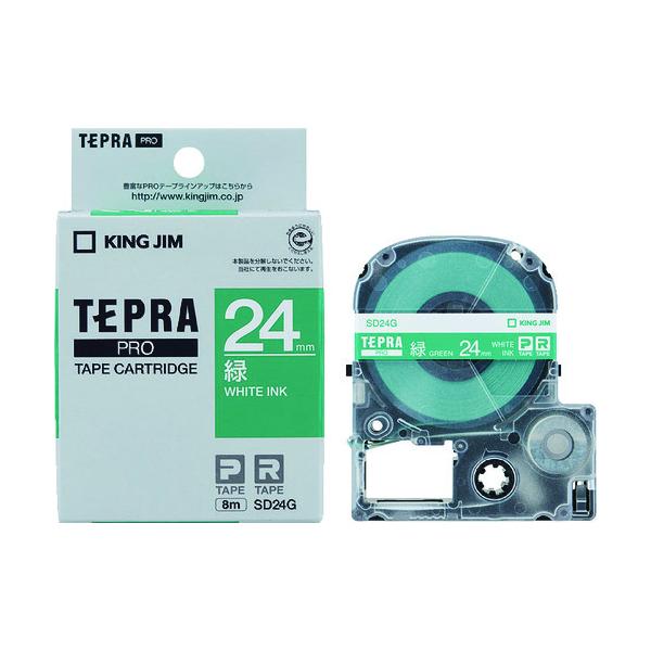 KING JIM �y�����z�u�e�v���vPRO�e�[�v 24mm �΃��x��/������ ����8m SD24G