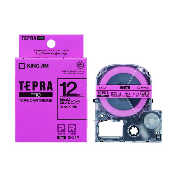 KING JIM �y�����z�u�e�v���vPRO�e�[�v 12mm �s���N���x��(�u���F)/������ ����5m SK12P
