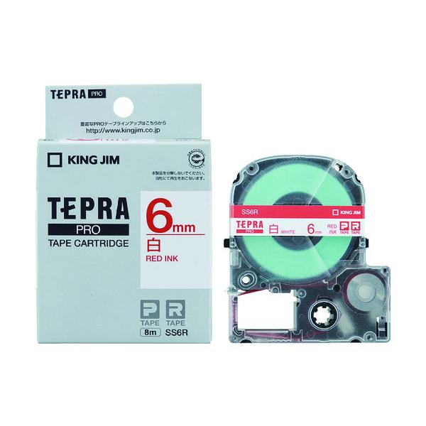 KING JIM �y�����z�u�e�v���vPRO�e�[�v 6mm �����x��/�ԕ��� ����8m SS6R