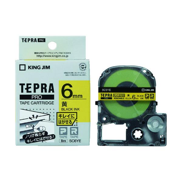 KING JIM �y�����z�u�e�v���vPRO�e�[�v 6mm �L���C�ɂ͂����郉�x��/�����x��/������ ����8m SC6YE