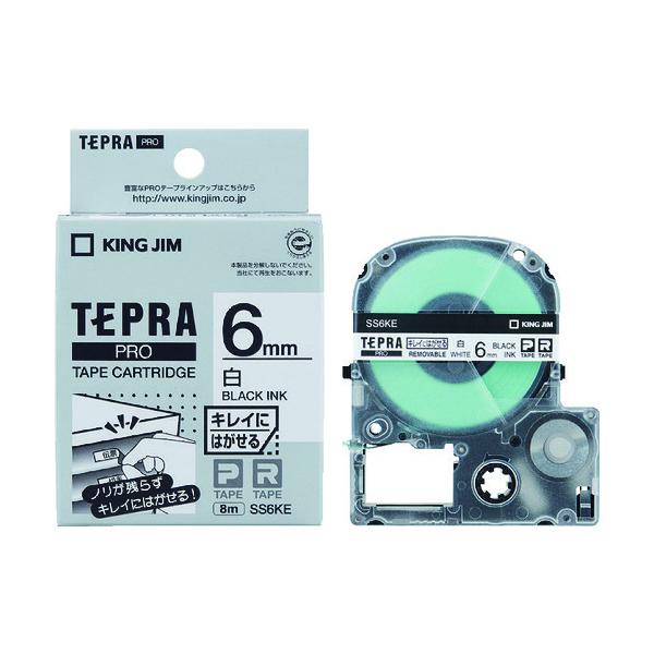 KING JIM �y�����z�u�e�v���vPRO�e�[�v 6mm �L���C�ɂ͂����郉�x��/�����x��/������ ����8m SS6KE