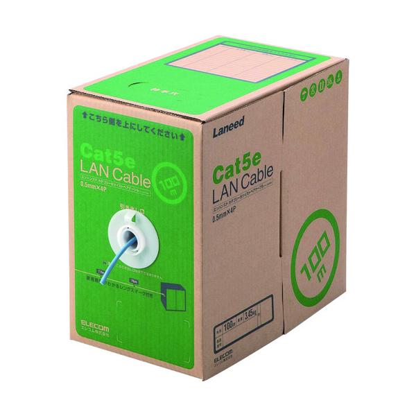 GR EU RoHSwߏLANP[u CAT5E 100m u[ LD-CT2/BU100/RS