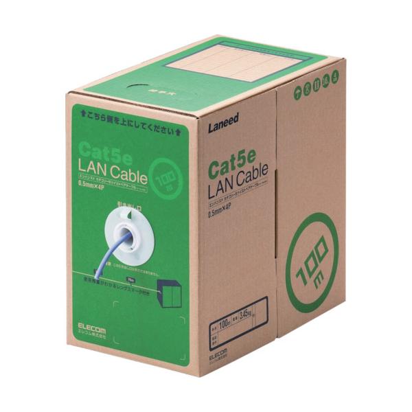 GR EU RoHSwߏLANP[u CAT5E 100m p[v LD-CT2/PU100/RS