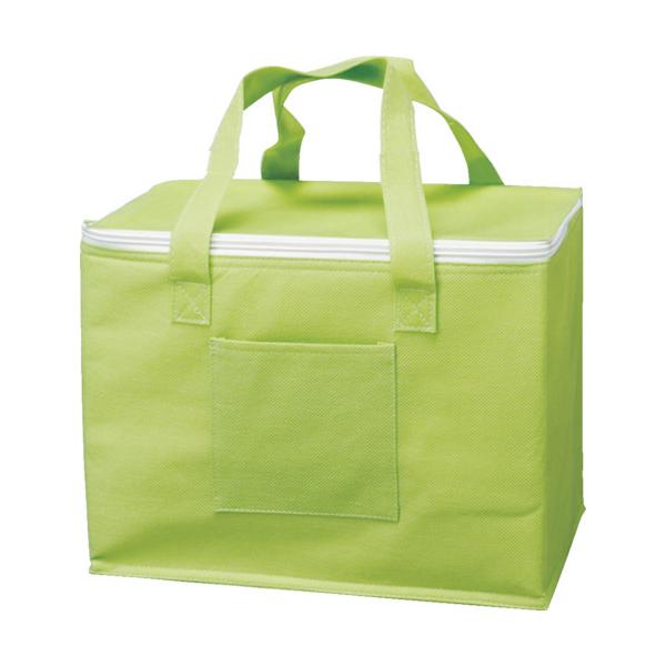 TRUSCO 不織布タイプ保冷バッグ グリーン 容量9.7L 収納目安500mlペットボトル8本 HHB-GN