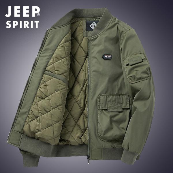 取外可能襟 秋冬 ミリタリージャケット ma1 メンズ ワークマン