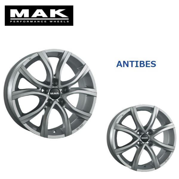 送料無料 阿部商会 マック アンチバス 7J-16 +32 5H-108 2本 MAK ANTIBES