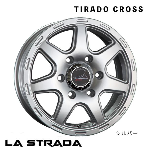 15インチ 6H139.7 6J 6J+44 6穴 ホイール 【1本単品 新品】 シルバー(S